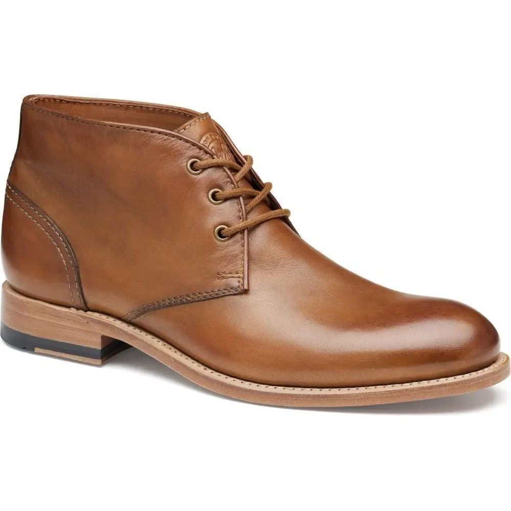 J&M Collection Dudley Chukka Brown WaxedโEnglish Suede boot shoes menโs 13
